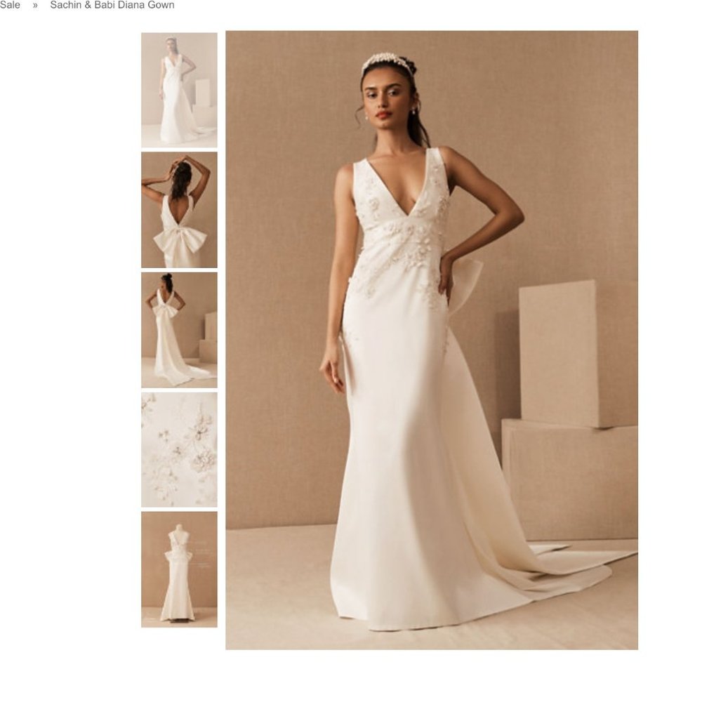 Sachin & Babi Diana Gown - Size 0 - BHLDN Wedding Dress